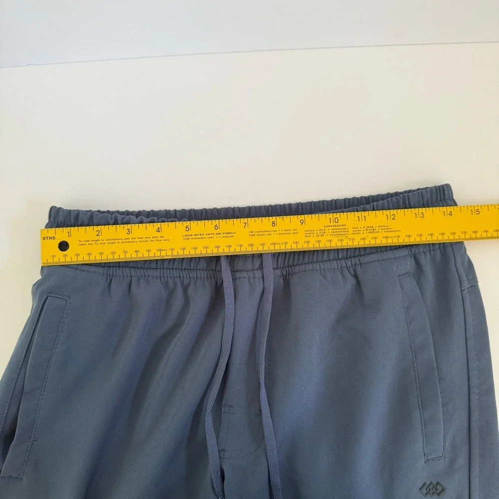 Leg3nd‎ Performance Joggers Men's SM Blue Pockets Drawstring Running Gym Lounge